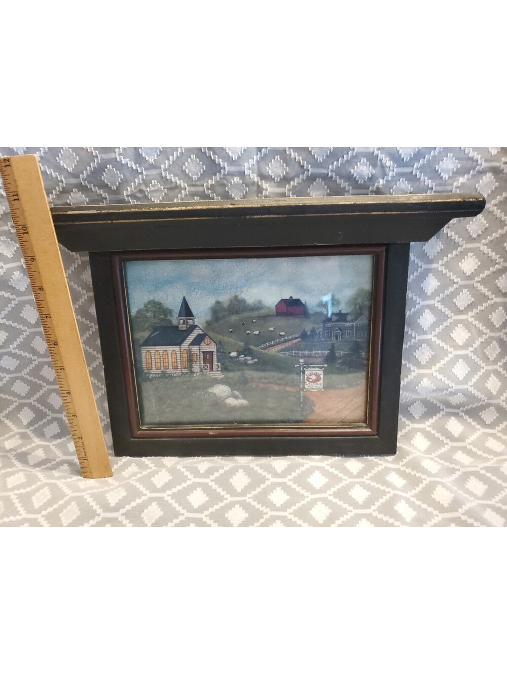 American Folk Art Print/Shelf